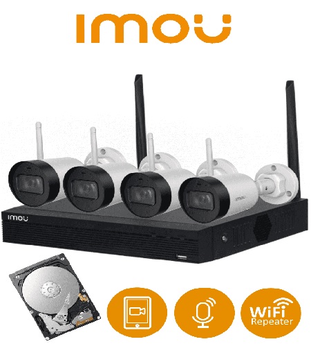CLAVE: IMOU KIT/NVR1104HS-W/4-G22